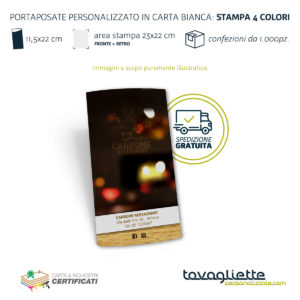Buste Portaposate Personalizzate a Colori Retro - TovagliettePersonalizzate.com