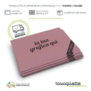 Tovagliette Cartapaglia Colorata